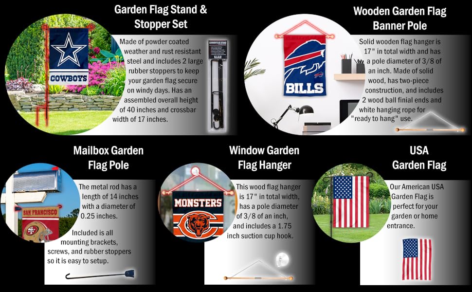 NFL Garden Flag Accessories