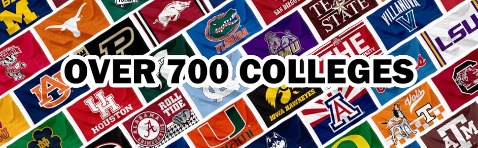 NCAA 3x5 Flags, Over 700 Colleges Available