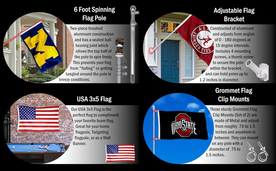 3x5 Flag Accessories