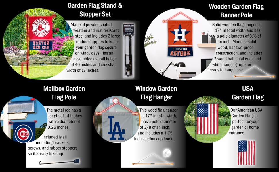 MLB Garden Flag Accessories