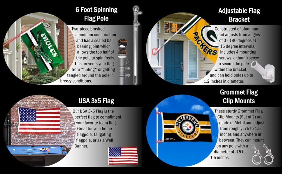 3x5 Flag Accessories