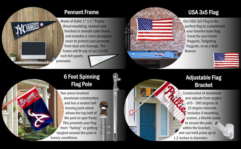 MLB Pennant Accessories