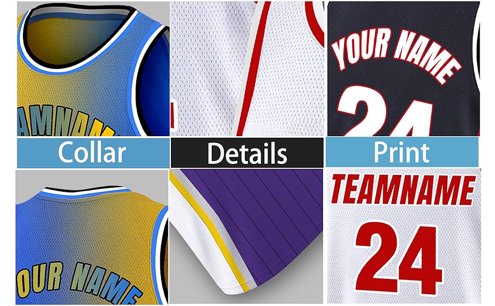 Custom your distinct look with this fashionable basketball jersey from Amazon.