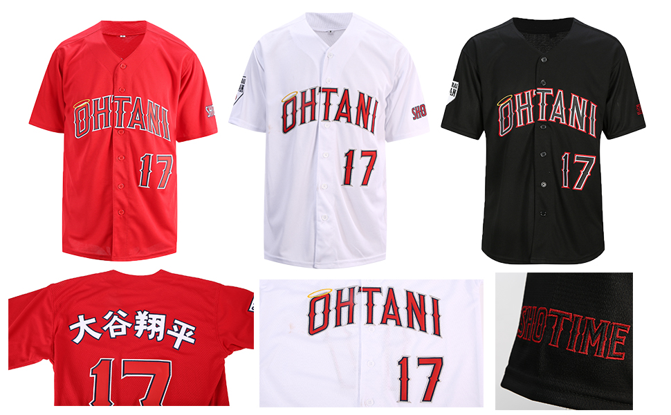 men ohtani baseball jerseys